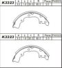 DAIHA 449587703 Brake Shoe Set